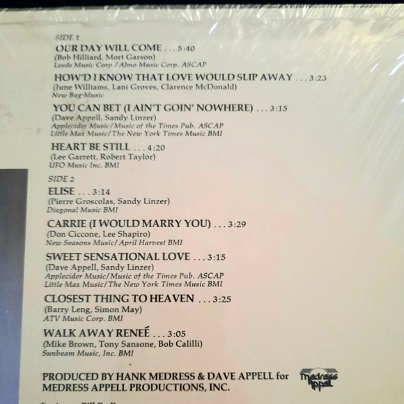 Frankie Valli- Our Day Will Come, Vinyl LP 1975 - Picture 3 of 7